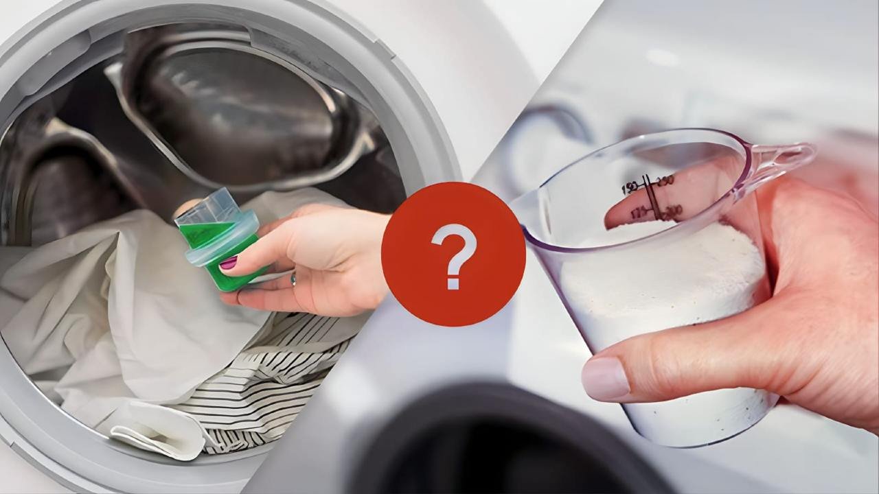 Detersivo liquido e polvere