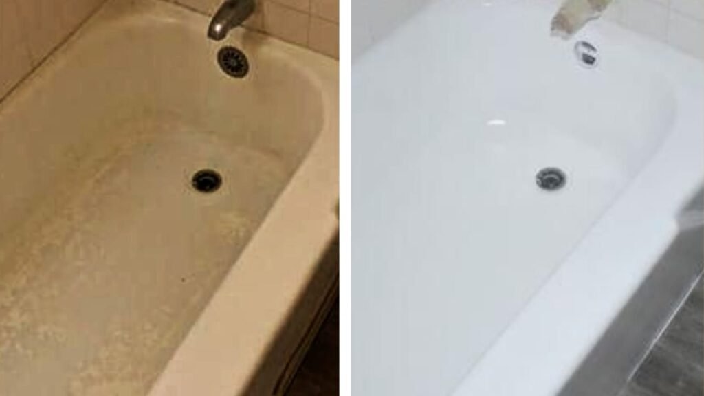 Vasca da bagno sporca