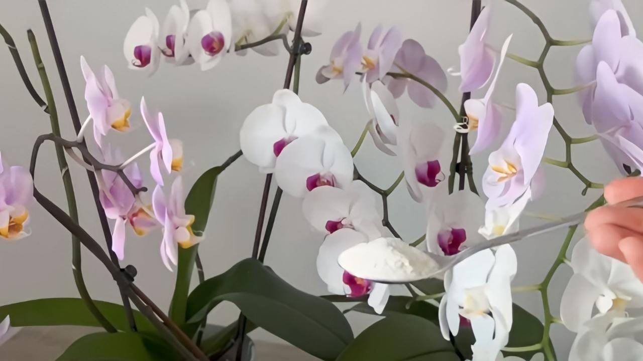 orchidee con radici sane