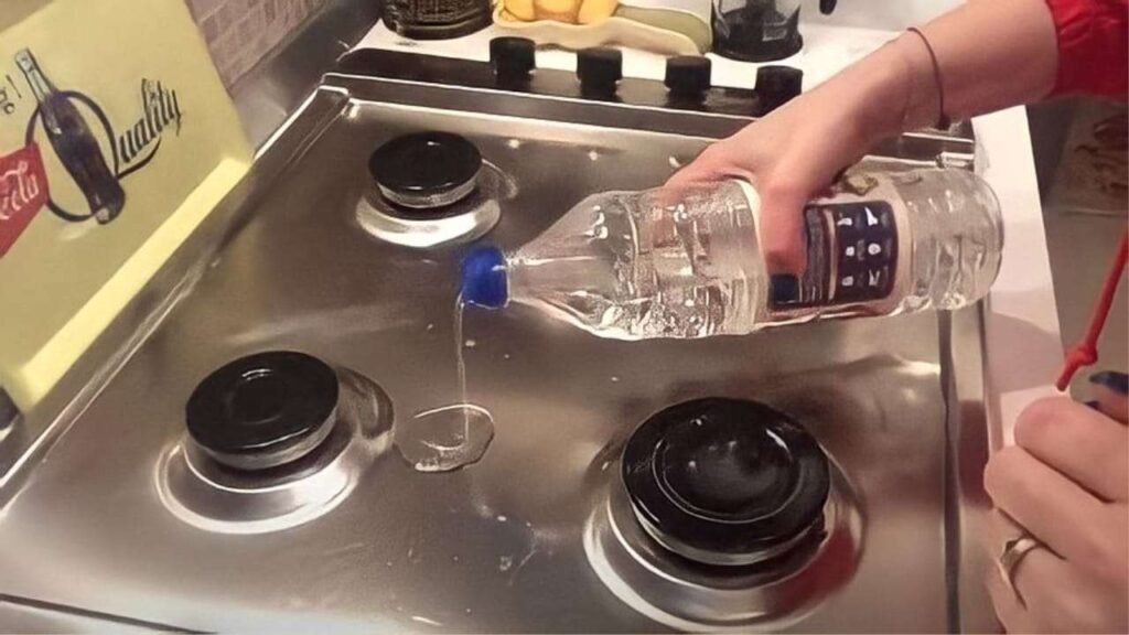 Piano di cottura lucido